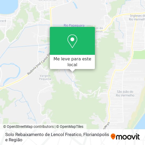 Solo Rebaixamento de Lencol Freatico mapa