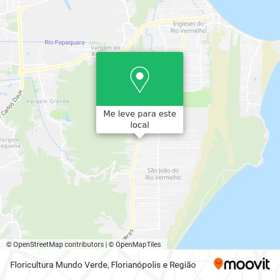 Floricultura Mundo Verde mapa