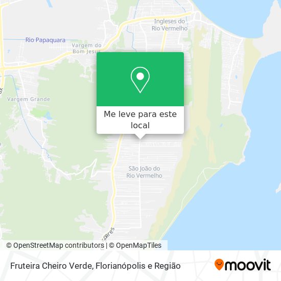 Fruteira Cheiro Verde mapa
