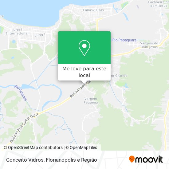 Conceito Vidros mapa