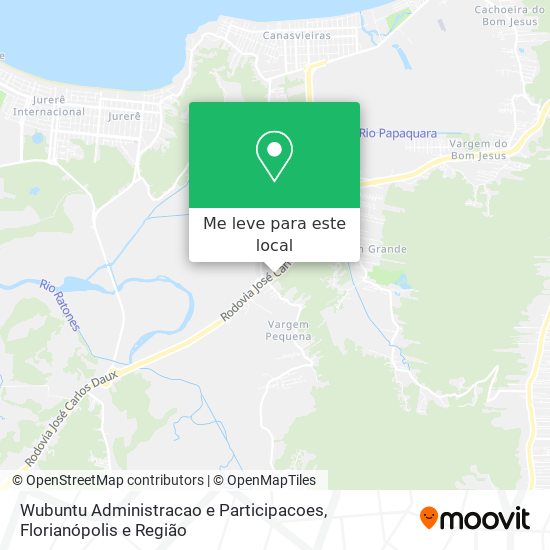Wubuntu Administracao e Participacoes mapa
