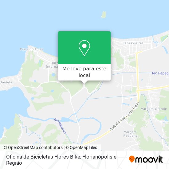 Oficina de Bicicletas Flores Bike mapa