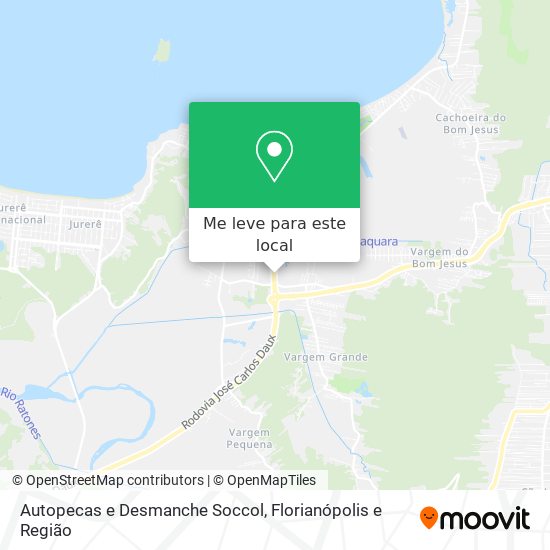 Autopecas e Desmanche Soccol mapa