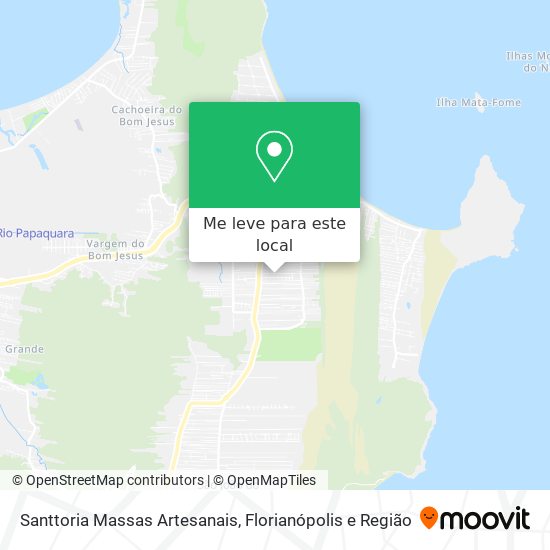 Santtoria Massas Artesanais mapa