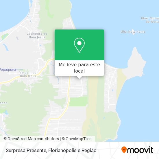Surpresa Presente mapa