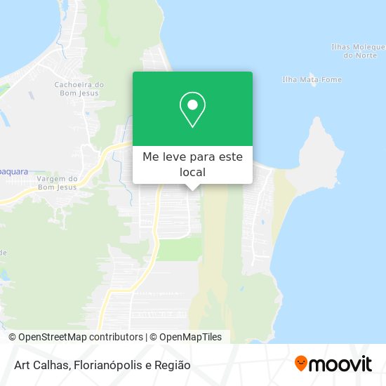 Art Calhas mapa