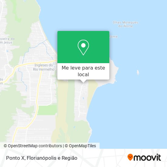 Ponto X mapa