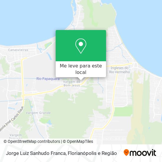 Jorge Luiz Sanhudo Franca mapa