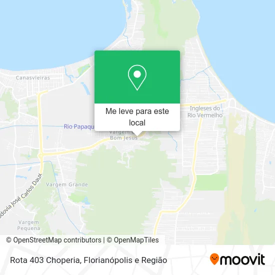 Rota 403 Choperia mapa
