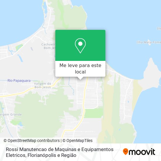 Rossi Manutencao de Maquinas e Equipamentos Eletricos mapa