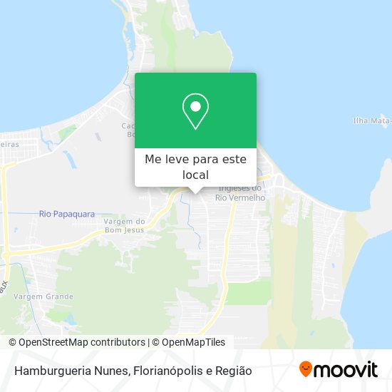 Hamburgueria Nunes mapa