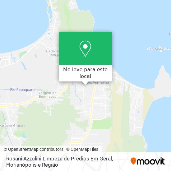Rosani Azzolini Limpeza de Predios Em Geral mapa