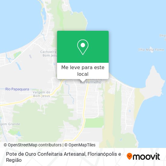 Pote de Ouro Confeitaria Artesanal mapa