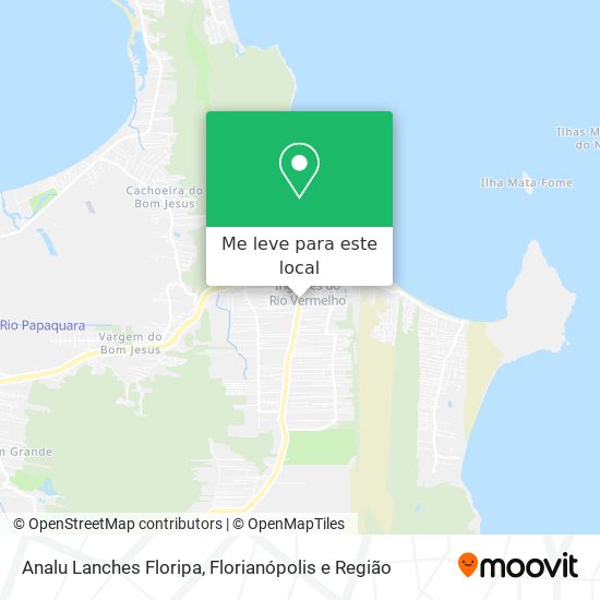 Analu Lanches Floripa mapa