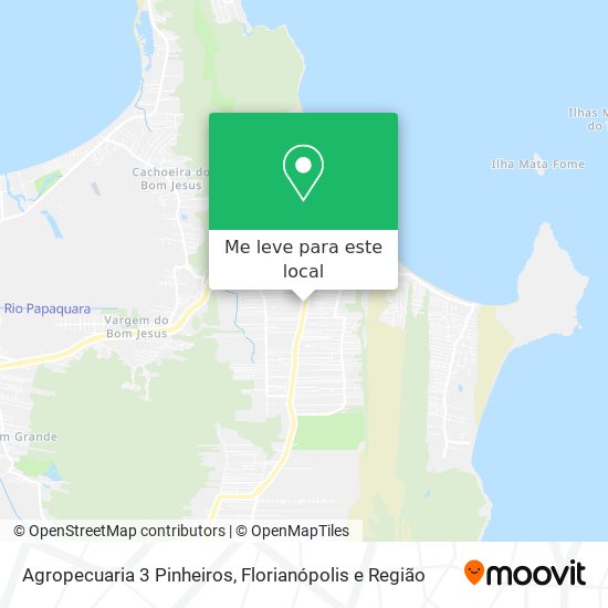 Agropecuaria 3 Pinheiros mapa