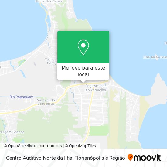 Centro Auditivo Norte da Ilha mapa