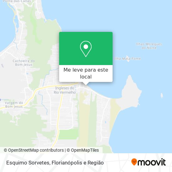 Esquimo Sorvetes mapa