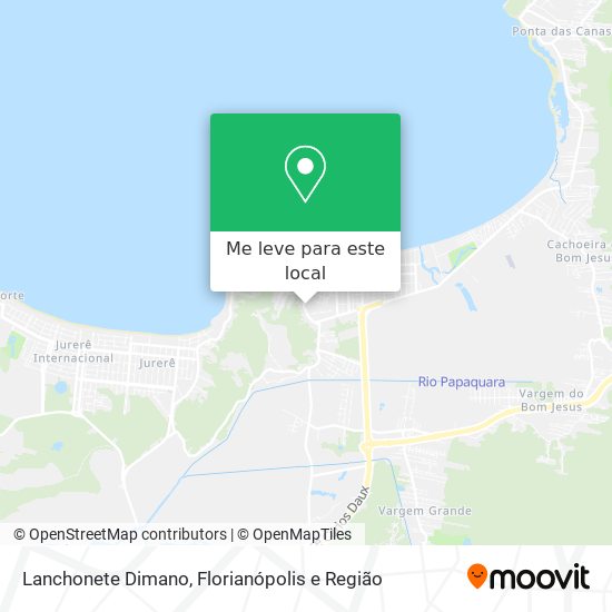 Lanchonete Dimano mapa