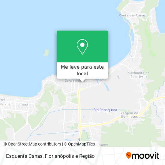 Esquenta Canas mapa