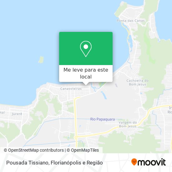 Pousada Tissiano mapa