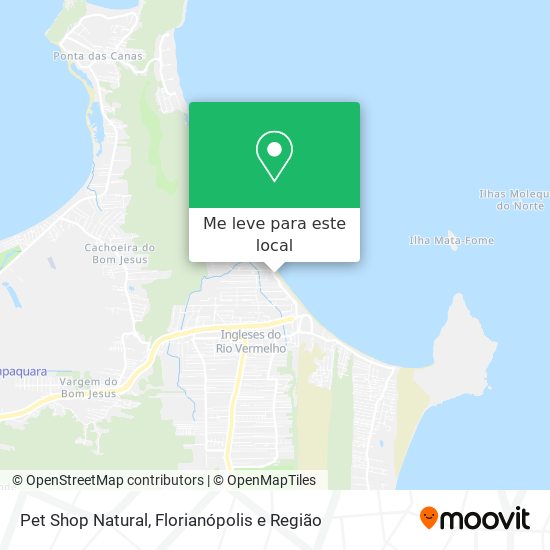 Pet Shop Natural mapa