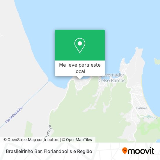 Brasileirinho Bar mapa