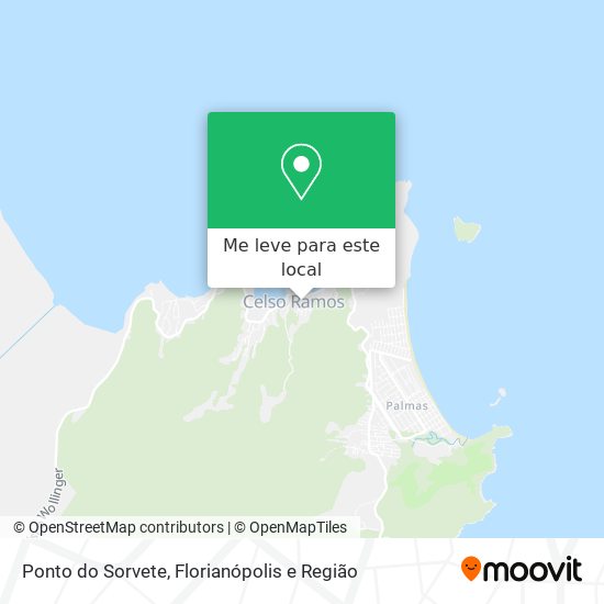 Ponto do Sorvete mapa