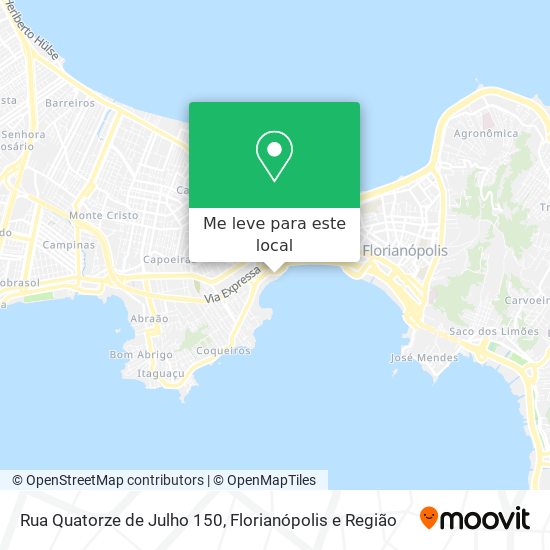 Rua Quatorze de Julho 150 mapa