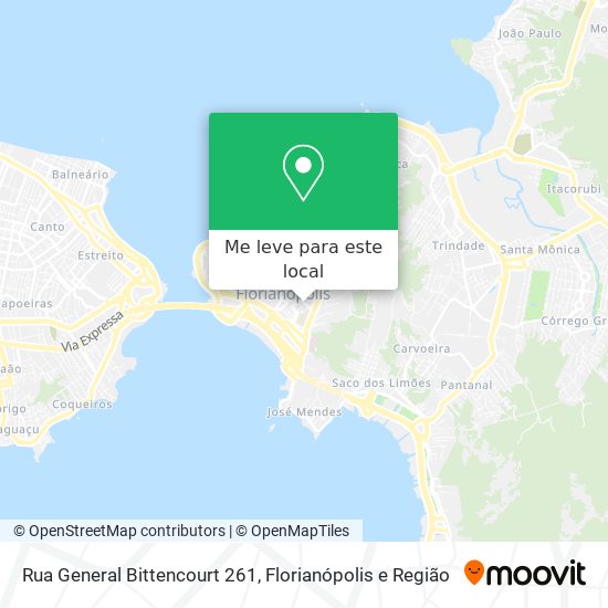 Rua General Bittencourt 261 mapa