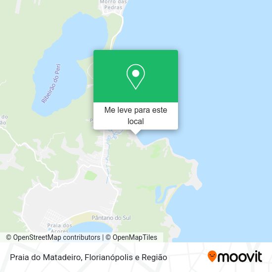 Praia do Matadeiro mapa