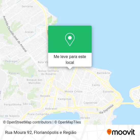 Rua Moura 92 mapa