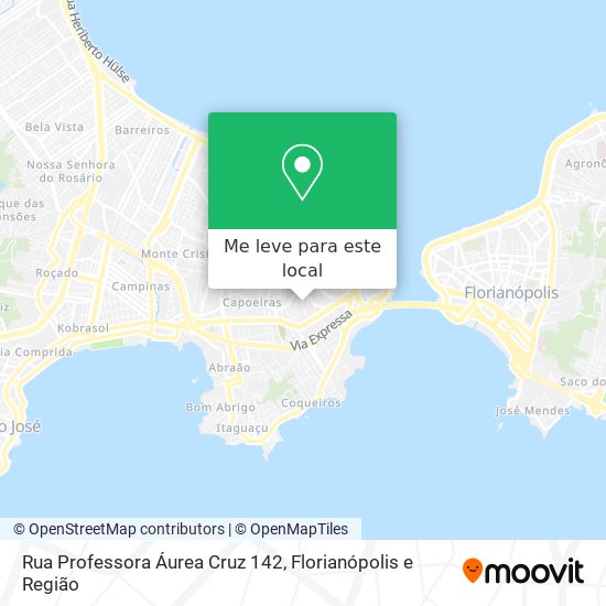 Rua Professora Áurea Cruz 142 mapa
