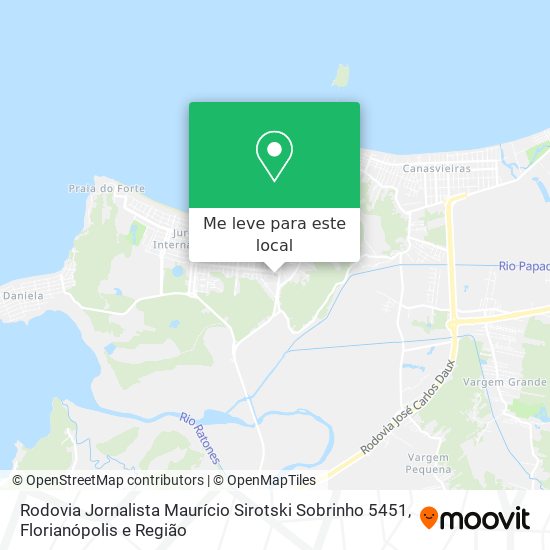 Rodovia Jornalista Maurício Sirotski Sobrinho 5451 mapa