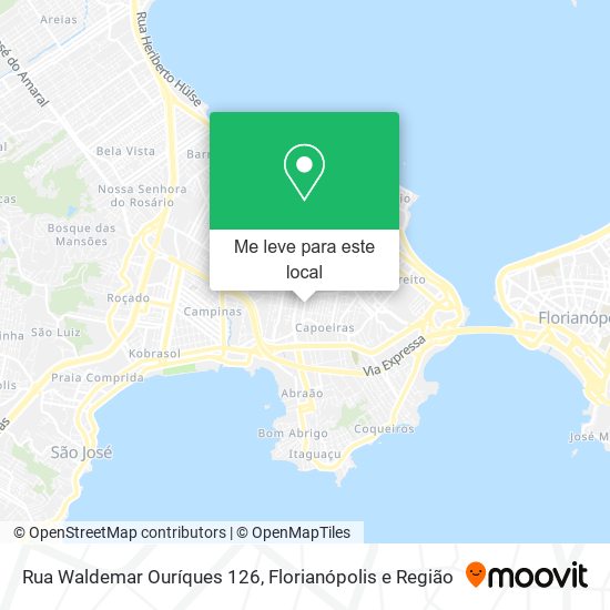Rua Waldemar Ouríques 126 mapa