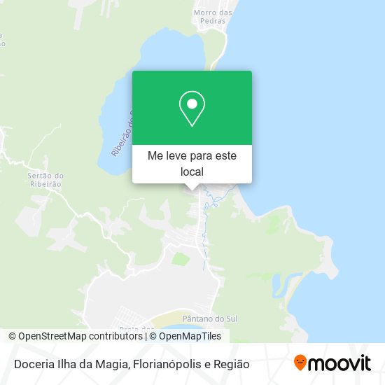 Doceria Ilha da Magia mapa
