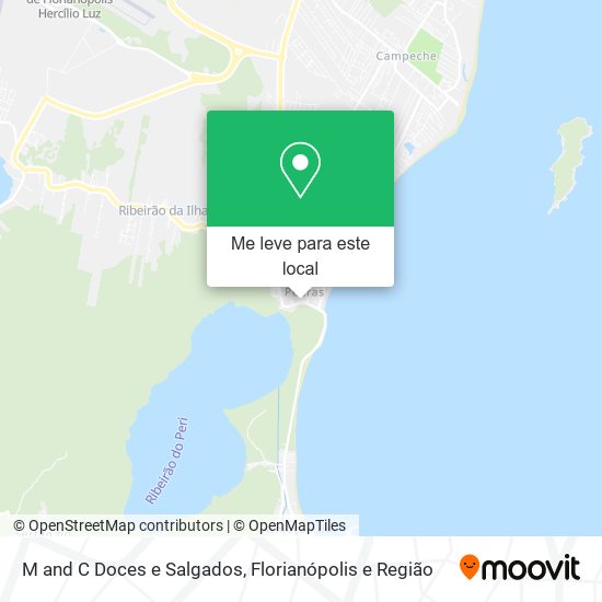 M and C Doces e Salgados mapa