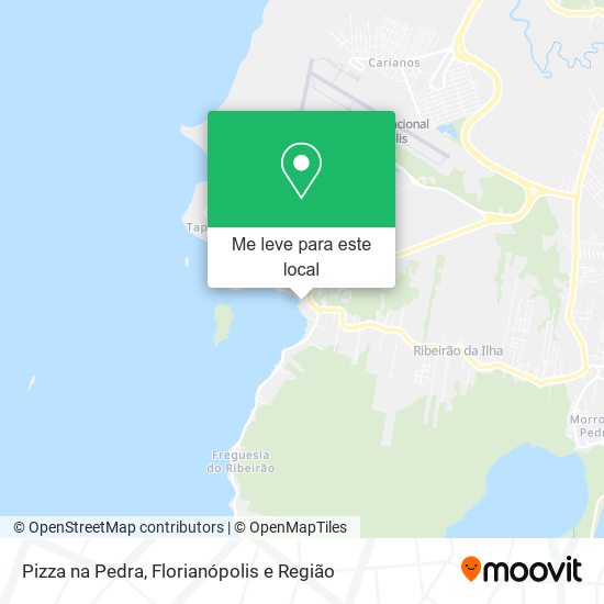 Pizza na Pedra mapa