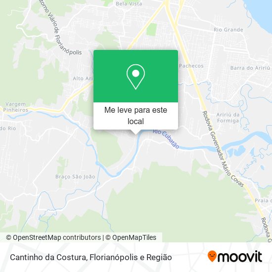 Cantinho da Costura mapa