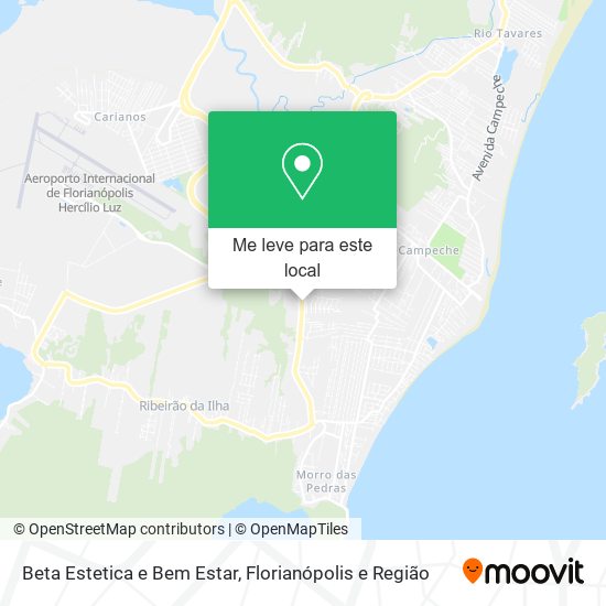 Beta Estetica e Bem Estar mapa