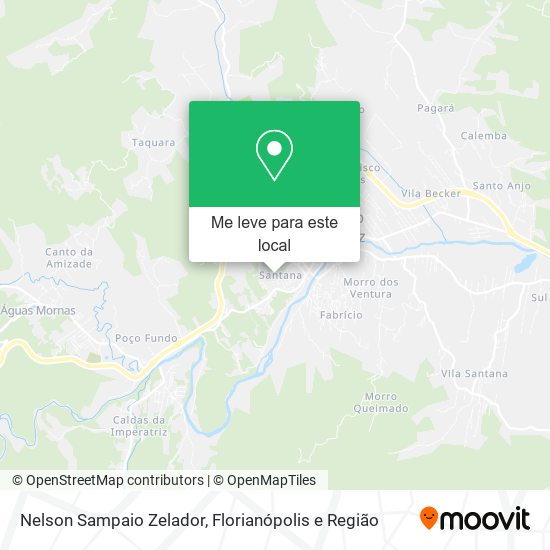 Nelson Sampaio Zelador mapa