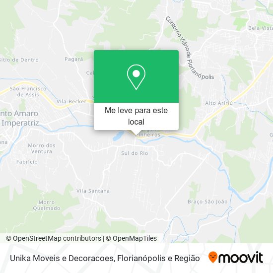 Unika Moveis e Decoracoes mapa
