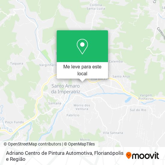 Adriano Centro de Pintura Automotiva mapa