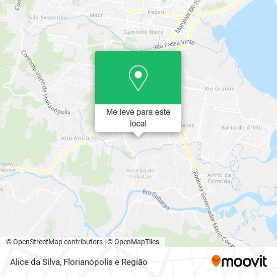 Alice da Silva mapa