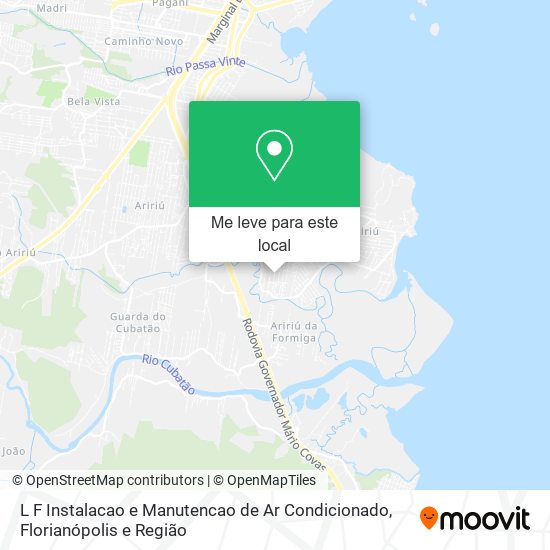 L F Instalacao e Manutencao de Ar Condicionado mapa