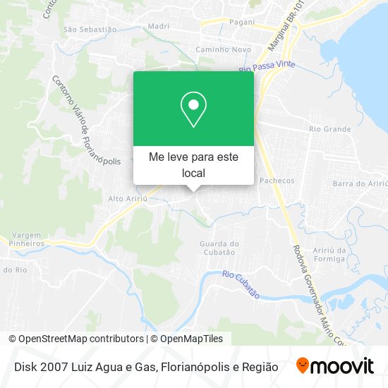 Disk 2007 Luiz Agua e Gas mapa