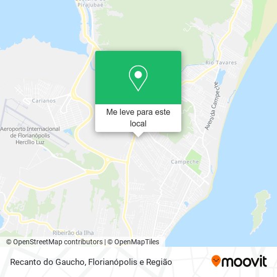 Recanto do Gaucho mapa