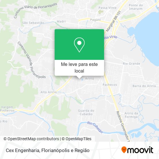 Cex Engenharia mapa