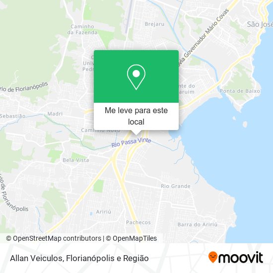 Allan Veiculos mapa