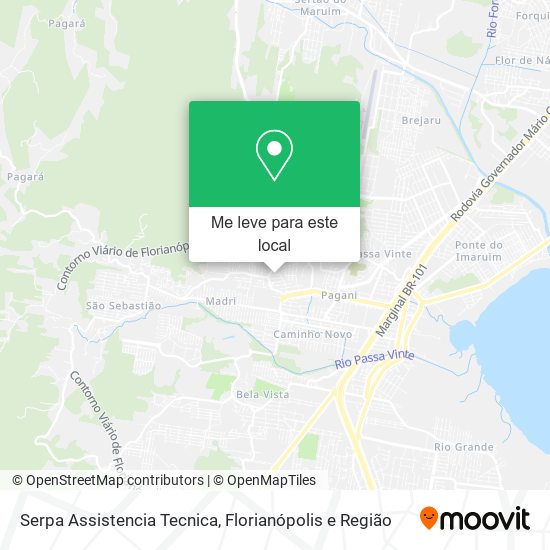 Serpa Assistencia Tecnica mapa