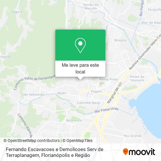Fernando Escavacoes e Demolicoes Serv de Terraplanagem mapa